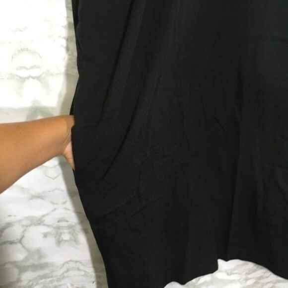 NWT VICTORIA'S SECRET PINK LOGO BLACK RAINBOW VARSITY POLO T-SHIRT DRESS MEDIUM - Picture 6 of 11